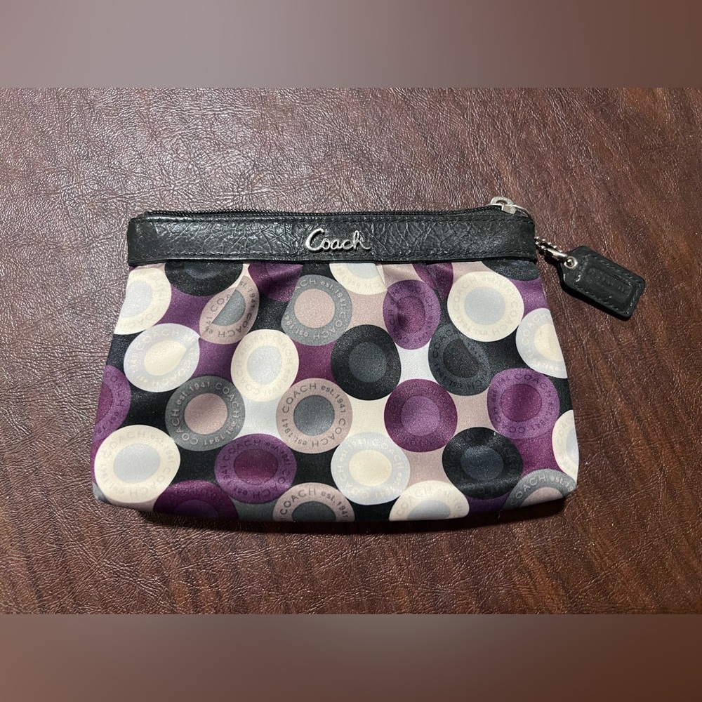 Vintage Coach Women's Multicolor Pouch